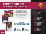 2025-26 Topps FC Barcelona Soccer Team Set