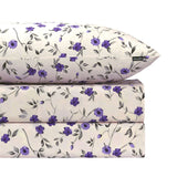 Purple Floral - Flat Sheet