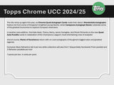 2024-25 Topps UEFA Club Competitions Chrome Soccer Hanger Box