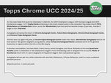 2024-25 Topps Chrome UEFA Club Competitions Soccer Hobby Box