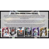 2025 Topps Chrome Black Football Hobby Box
