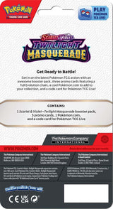Pokemon TCG SV06 Twilight Masquerade Checklane Blister Booster Pack (Random)