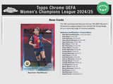 2024-25 Topps Chrome UEFA Women's Champions League Soccer 7-Pack Blaster Box
