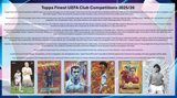 2025-26 Topps UEFA Club Competitions Finest Soccer Hobby Pack