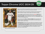 2024-25 Topps Chrome UEFA Club Competitions Soccer Hobby Box