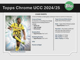 2024-25 Topps Chrome UEFA Club Competitions Soccer Hobby Box