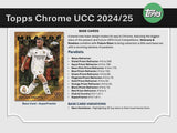 2024-25 Topps UEFA Club Competitions Chrome Soccer Blaster Box
