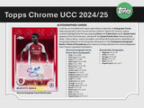 2024-25 Topps UEFA Club Competitions Chrome Soccer Blaster Box