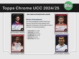 2024-25 Topps UEFA Club Competitions Chrome Soccer Blaster Box