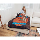Toynk Magic: The Gathering Card Back Fleece Throw Blanket | 45 x 64 Inches