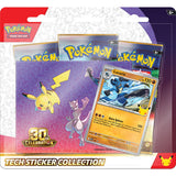 Pokemon: 30th Celebration Tech Sticker Collection (Random) *Expected Release Date 09-16-2026*