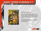 2025 Topps Chrome F1 Formula 1 Hobby Box