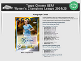 2024-25 Topps Chrome UEFA Women's Champions League Soccer 7-Pack Blaster Box