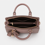 Vamtron Structured Top Handle Satchel Bag with Shoulder Strap