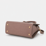 Vamtron Structured Top Handle Satchel Bag with Shoulder Strap